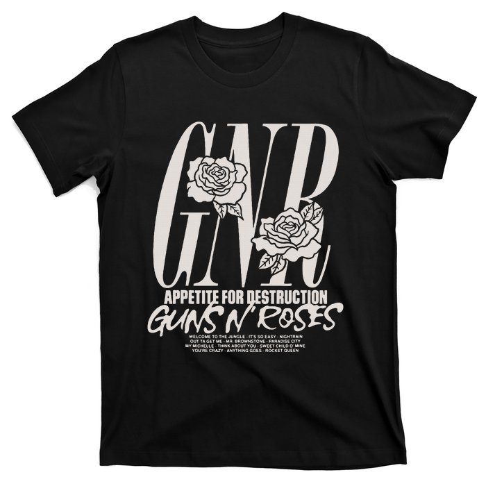 G.Uns N R.Oses Appetite Tracks T-Shirt