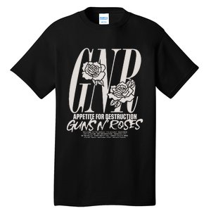 G.Uns N R.Oses Appetite Tracks Tall T-Shirt