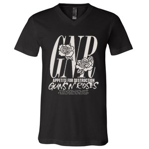 G.Uns N R.Oses Appetite Tracks V-Neck T-Shirt