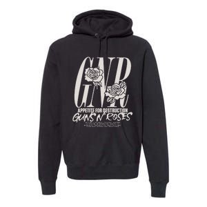 G.Uns N R.Oses Appetite Tracks Premium Hoodie