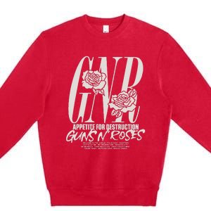 G.Uns N R.Oses Appetite Tracks Premium Crewneck Sweatshirt