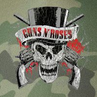 G.U.N.S N R.O.S.E.S Top Hat Skull Legacy Tie Dye Trucker Hat
