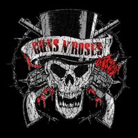 G.U.N.S N R.O.S.E.S Top Hat Skull 16 in Basic Backpack