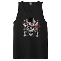 G.U.N.S N R.O.S.E.S Top Hat Skull PosiCharge Competitor Tank