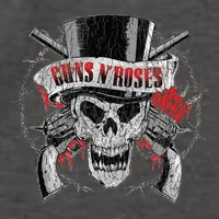 G.U.N.S N R.O.S.E.S Top Hat Skull Vector Backpack