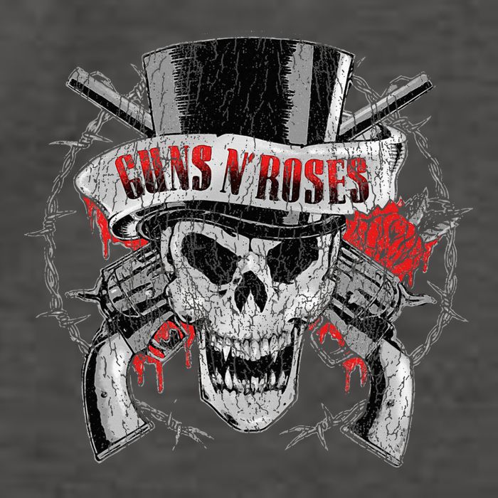 G.U.N.S N R.O.S.E.S Top Hat Skull Vector Backpack