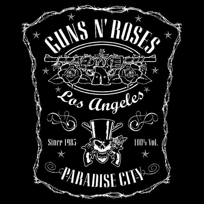 G.Uns N Roses Paradise Label Baby Bodysuit