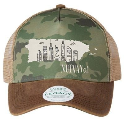 Graphic Nuevayol Retro Styles Nuevayol Name Personalized Legacy Tie Dye Trucker Hat