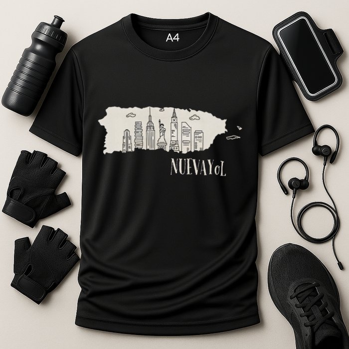 Graphic Nuevayol Retro Styles Nuevayol Name Personalized Performance Shirt