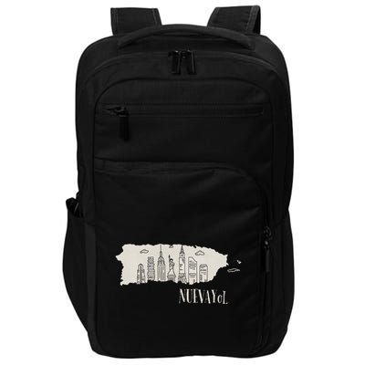 Graphic Nuevayol Retro Styles Nuevayol Name Personalized Impact Tech Backpack