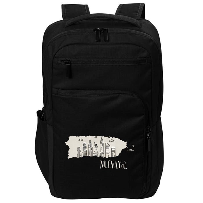 Graphic Nuevayol Retro Styles Nuevayol Name Personalized Impact Tech Backpack