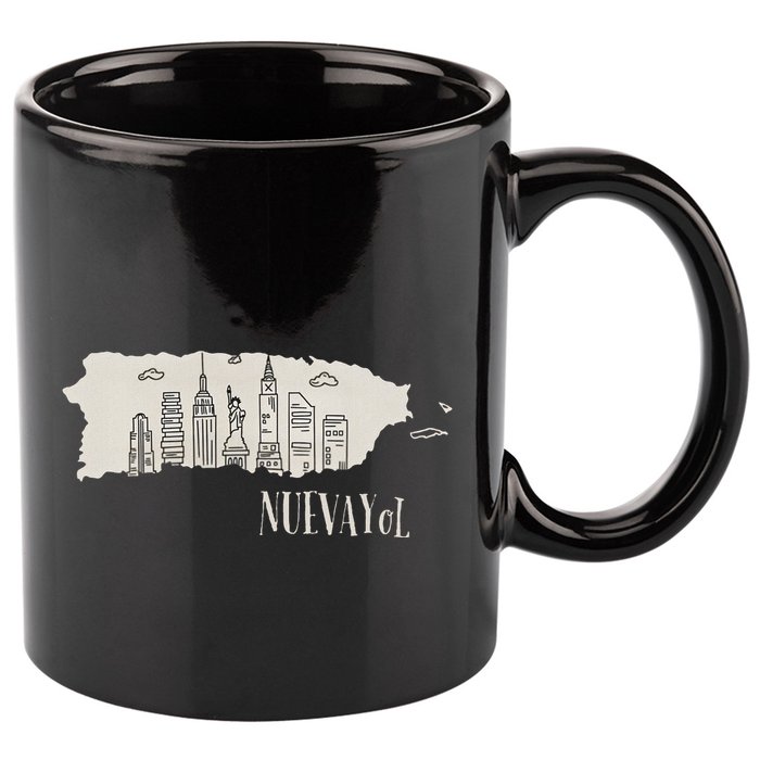 Graphic Nuevayol Retro Styles Nuevayol Name Personalized 11oz C Handle Ceramic Mug