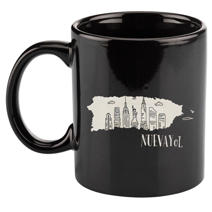 Graphic Nuevayol Retro Styles Nuevayol Name Personalized 11oz C Handle Ceramic Mug