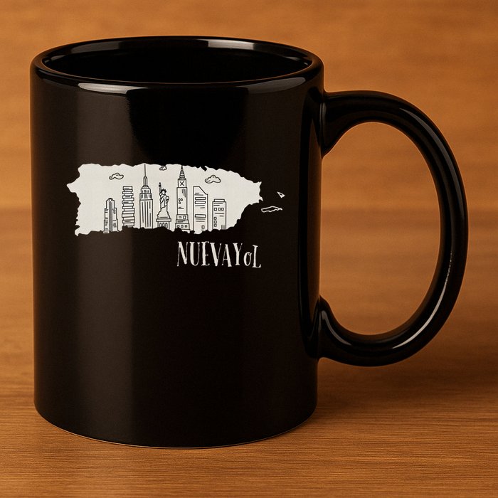 Graphic Nuevayol Retro Styles Nuevayol Name Personalized 11oz C Handle Ceramic Mug