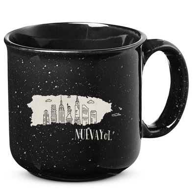 Graphic Nuevayol Retro Styles Nuevayol Name Personalized 15oz Campfire Ceramic Mug