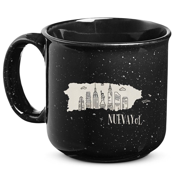 Graphic Nuevayol Retro Styles Nuevayol Name Personalized 15oz Campfire Ceramic Mug