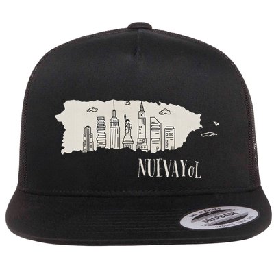 Graphic Nuevayol Retro Styles Nuevayol Name Personalized Flatbill Hat