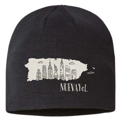 Graphic Nuevayol Retro Styles Nuevayol Name Personalized Sustainable Beanie