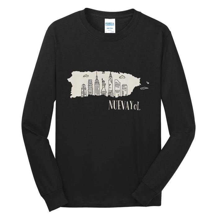 Graphic Nuevayol Retro Styles Nuevayol Name Personalized Tall Long Sleeve T-Shirt