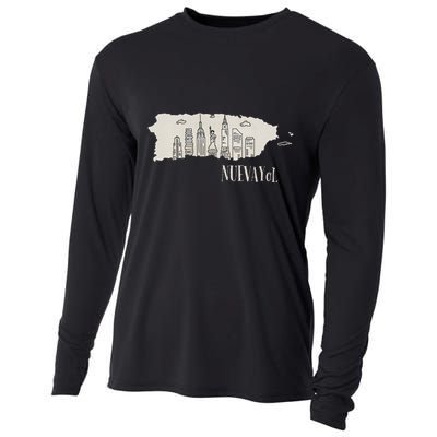 Graphic Nuevayol Retro Styles Nuevayol Name Personalized Cooling Performance Long Sleeve Crew