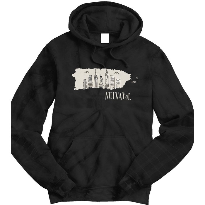 Graphic Nuevayol Retro Styles Nuevayol Name Personalized Tie Dye Hoodie