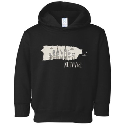 Graphic Nuevayol Retro Styles Nuevayol Name Personalized Toddler Hoodie