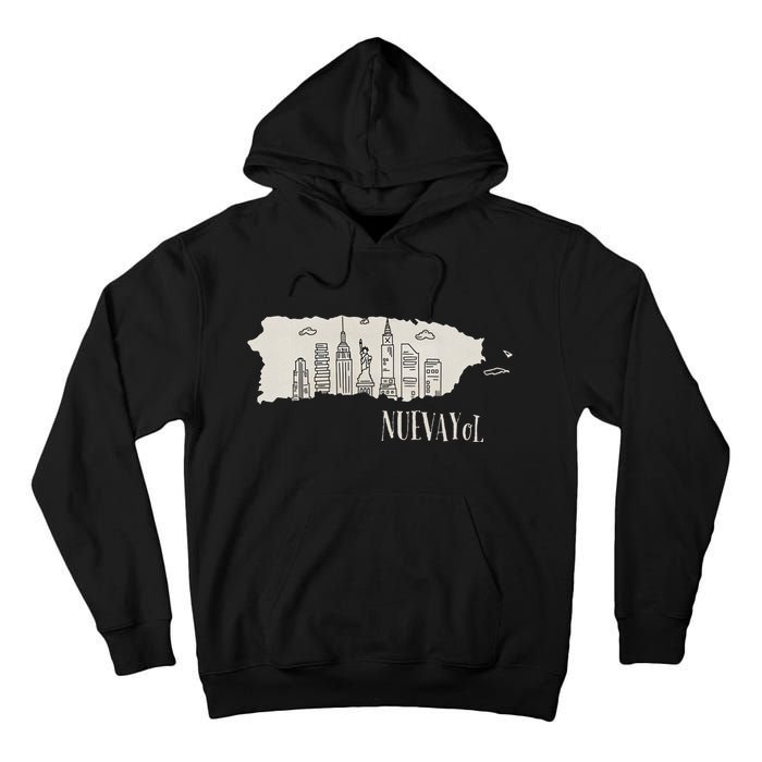 Graphic Nuevayol Retro Styles Nuevayol Name Personalized Tall Hoodie