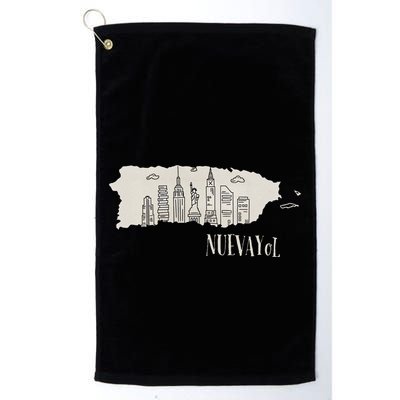 Graphic Nuevayol Retro Styles Nuevayol Name Personalized Golf Towel