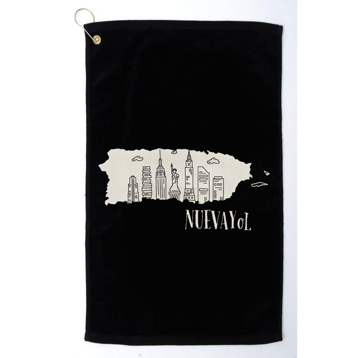 Graphic Nuevayol Retro Styles Nuevayol Name Personalized Golf Towel