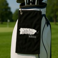 Graphic Nuevayol Retro Styles Nuevayol Name Personalized Golf Towel