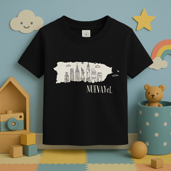 Graphic Nuevayol Retro Styles Nuevayol Name Personalized Toddler T-Shirt