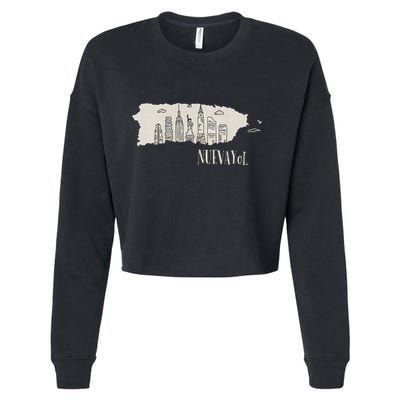 Graphic Nuevayol Retro Styles Nuevayol Name Personalized Cropped Pullover Crew