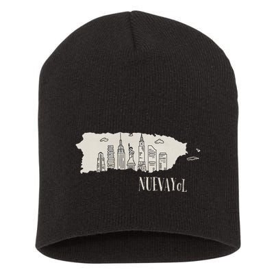 Graphic Nuevayol Retro Styles Nuevayol Name Personalized Short Acrylic Beanie