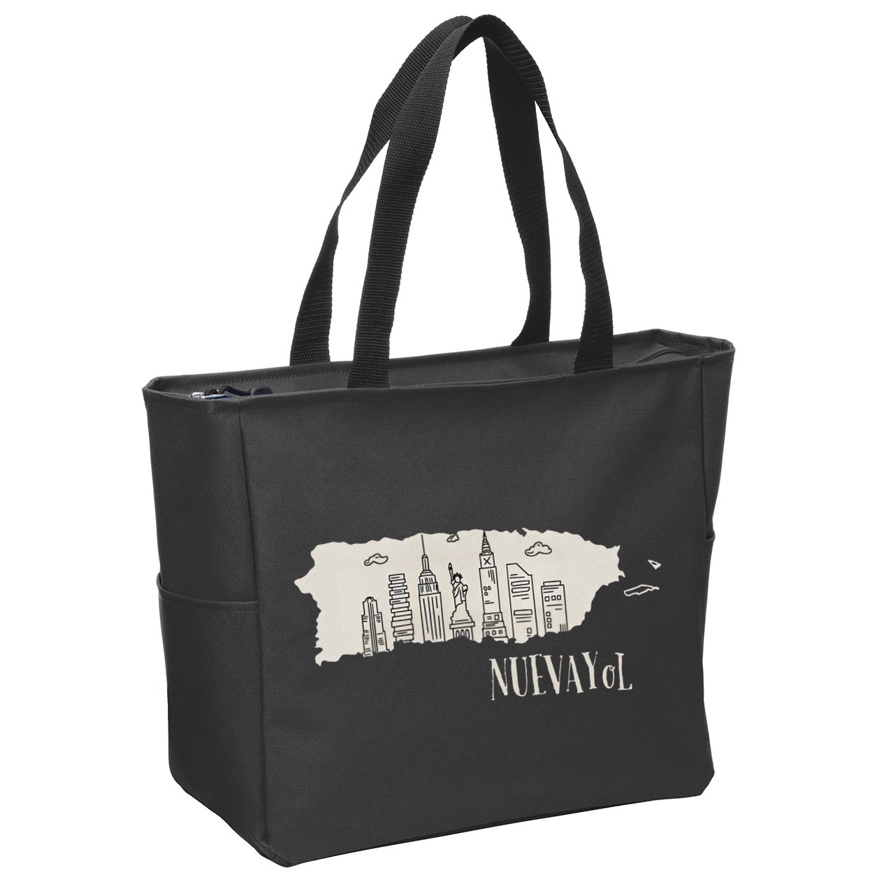 Graphic Nuevayol Retro Styles Nuevayol Name Personalized Zip Tote Bag