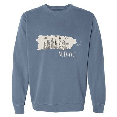 Graphic Nuevayol Retro Styles Nuevayol Name Personalized Garment-Dyed Sweatshirt