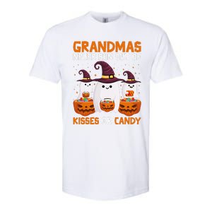 Grandmas Never Run Out Of Kisses Or Candy Ghost Halloween Softstyle CVC T-Shirt