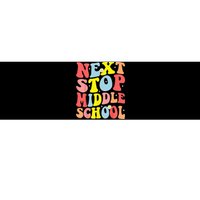 Groovy Next Stop Middle School Elementary School Graduation Bumper Sticker