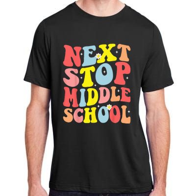 Groovy Next Stop Middle School Elementary School Graduation Adult ChromaSoft Performance T-Shirt