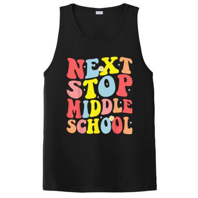 Groovy Next Stop Middle School Elementary School Graduation PosiCharge Competitor Tank