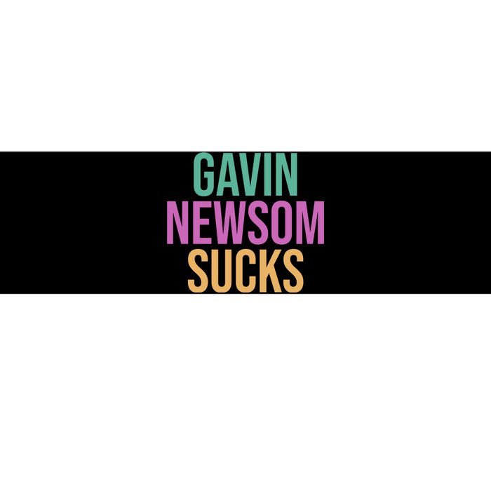 Gavin Newsom Sucks Bumper Sticker