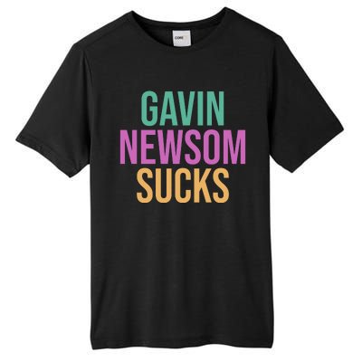 Gavin Newsom Sucks Tall Fusion ChromaSoft Performance T-Shirt