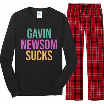 Gavin Newsom Sucks Long Sleeve Pajama Set