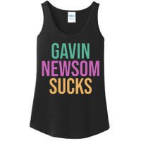 Gavin Newsom Sucks Ladies Essential Tank