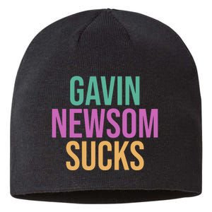 Gavin Newsom Sucks Sustainable Beanie