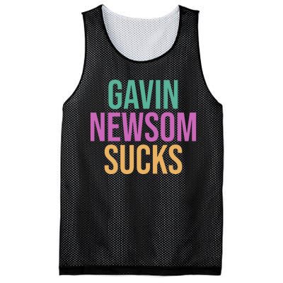 Gavin Newsom Sucks Mesh Reversible Basketball Jersey Tank