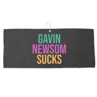 Gavin Newsom Sucks Large Microfiber Waffle Golf Towel