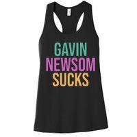 Gavin Newsom Sucks Women's Racerback Tank