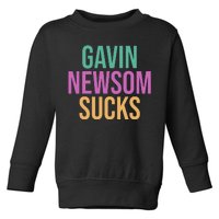 Gavin Newsom Sucks Toddler Sweatshirt