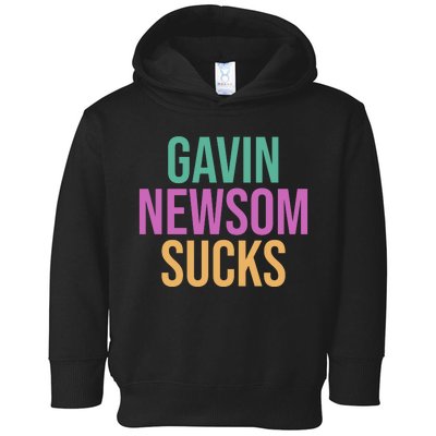 Gavin Newsom Sucks Toddler Hoodie