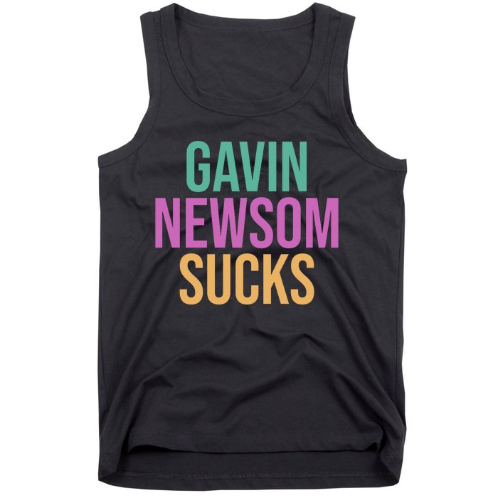 Gavin Newsom Sucks Tank Top